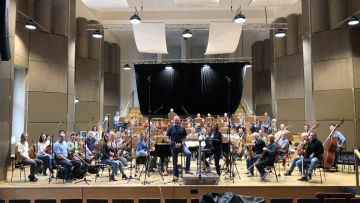 Aufnahmen mit Nürnberger Symphonikern (Musiksaal in der Kongresshalle)