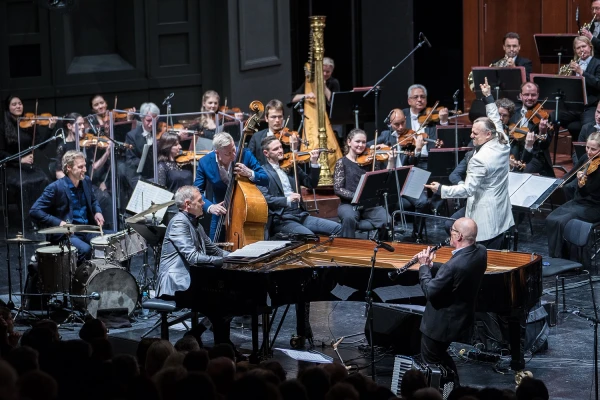 Das Münchner Rundfunkorchester und das Thilo Wolf Jazz Quartett, Foto: Agnes Wiener